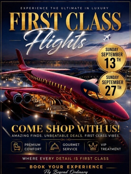 Other - 1st Class flights will be flying out on Sundays🚨🚨🚨1st or 3rd Sunday is back
